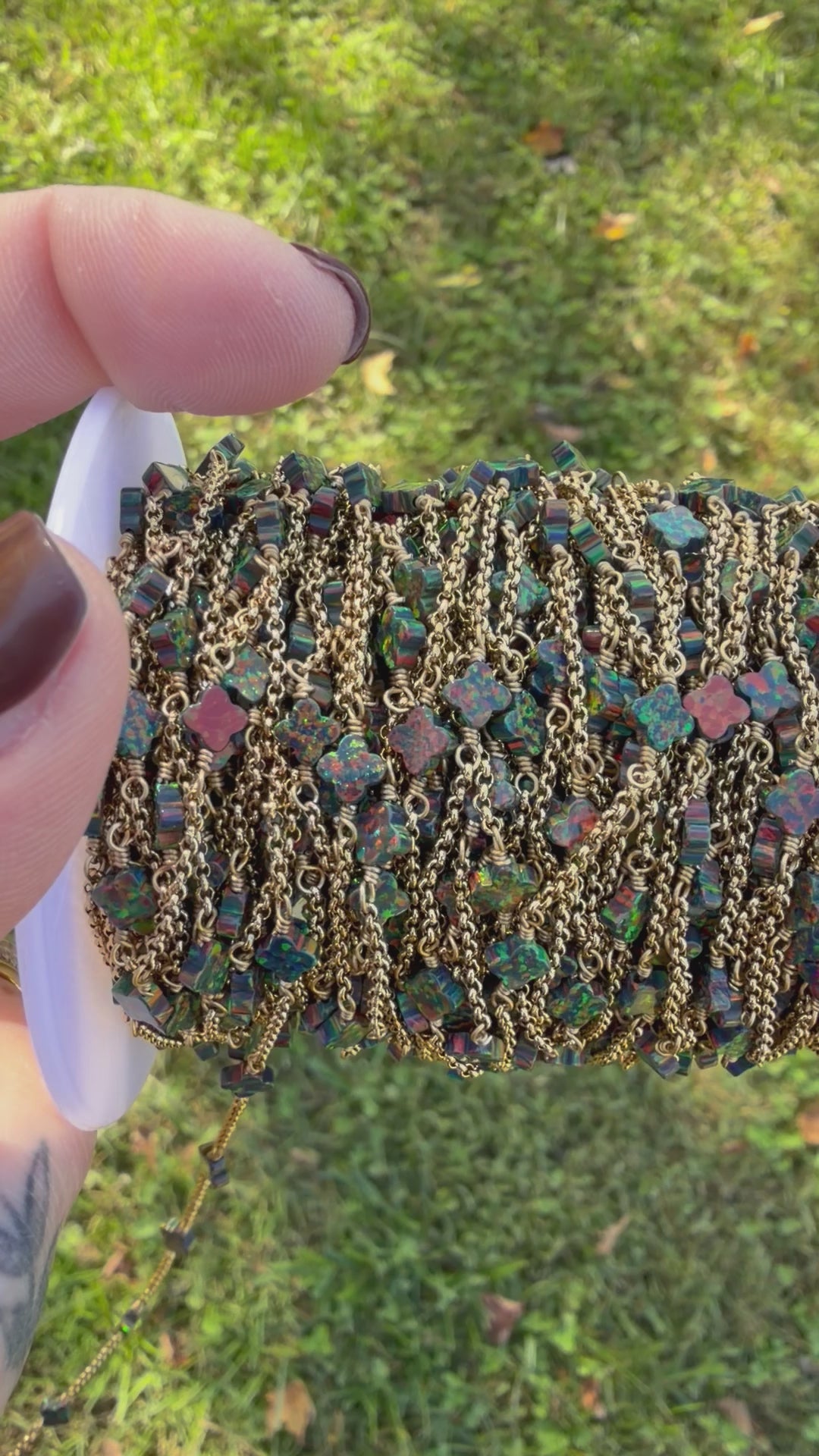 Fire Opal Radiance™ Rolo Chain