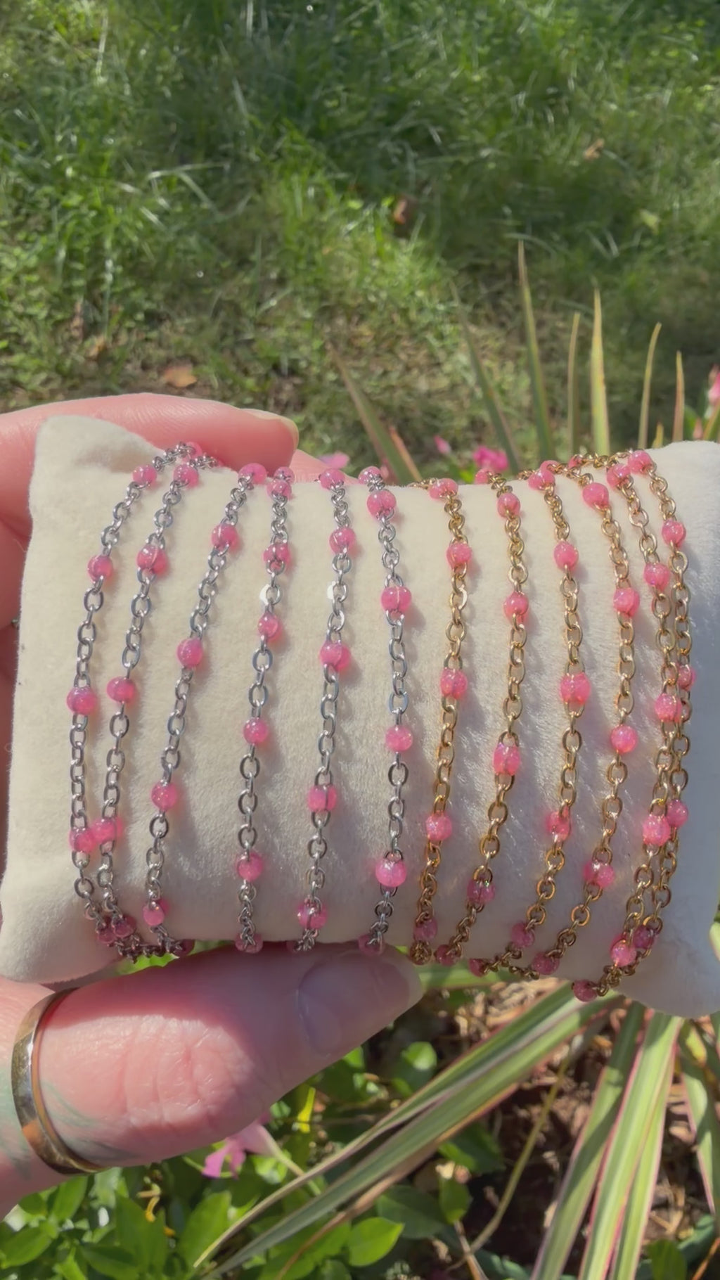 Pink Petal Glow Chain