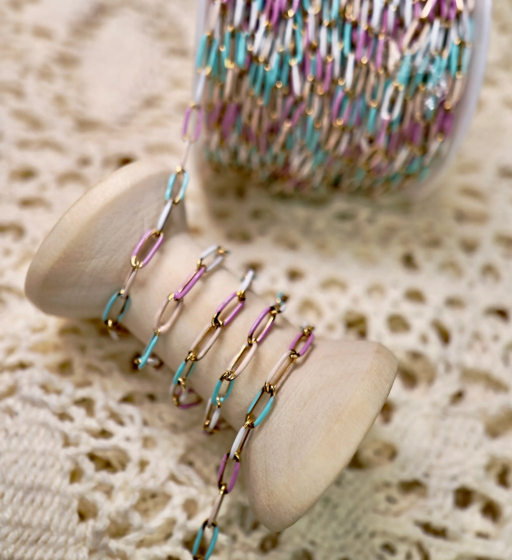 Candyland™ | 14K PVD Gold Paper Clip Chain