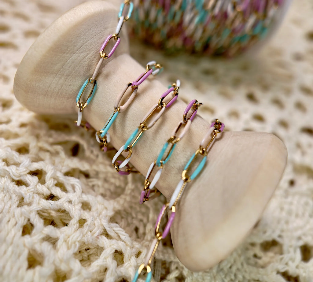 Candyland™ | 14K PVD Gold Paper Clip Chain