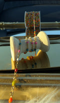 Rainbow Enamel | PVD Gold Satellite Chain