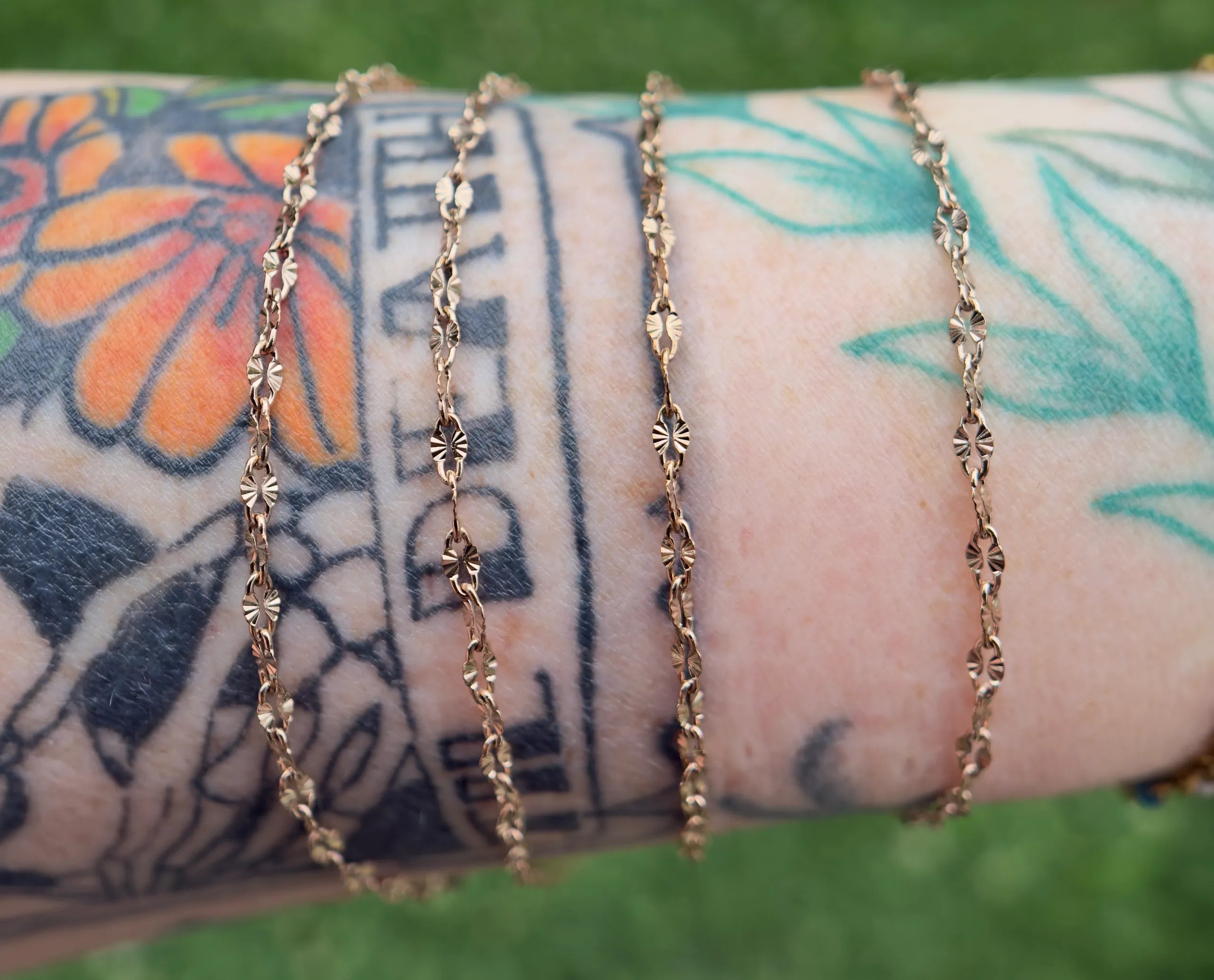 Rose Gold PVD Lip Chain