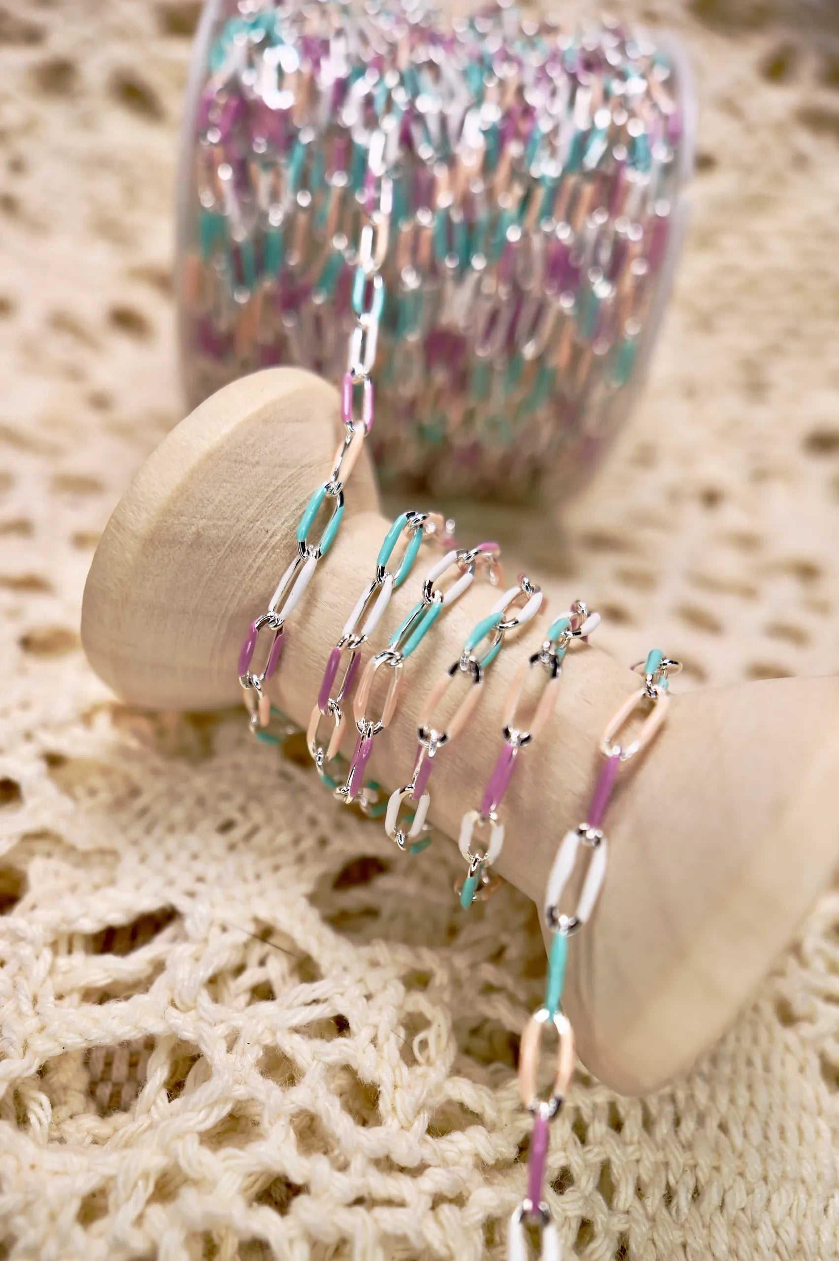 Candyland™ | Stainless Steel Paper Clip Chain
