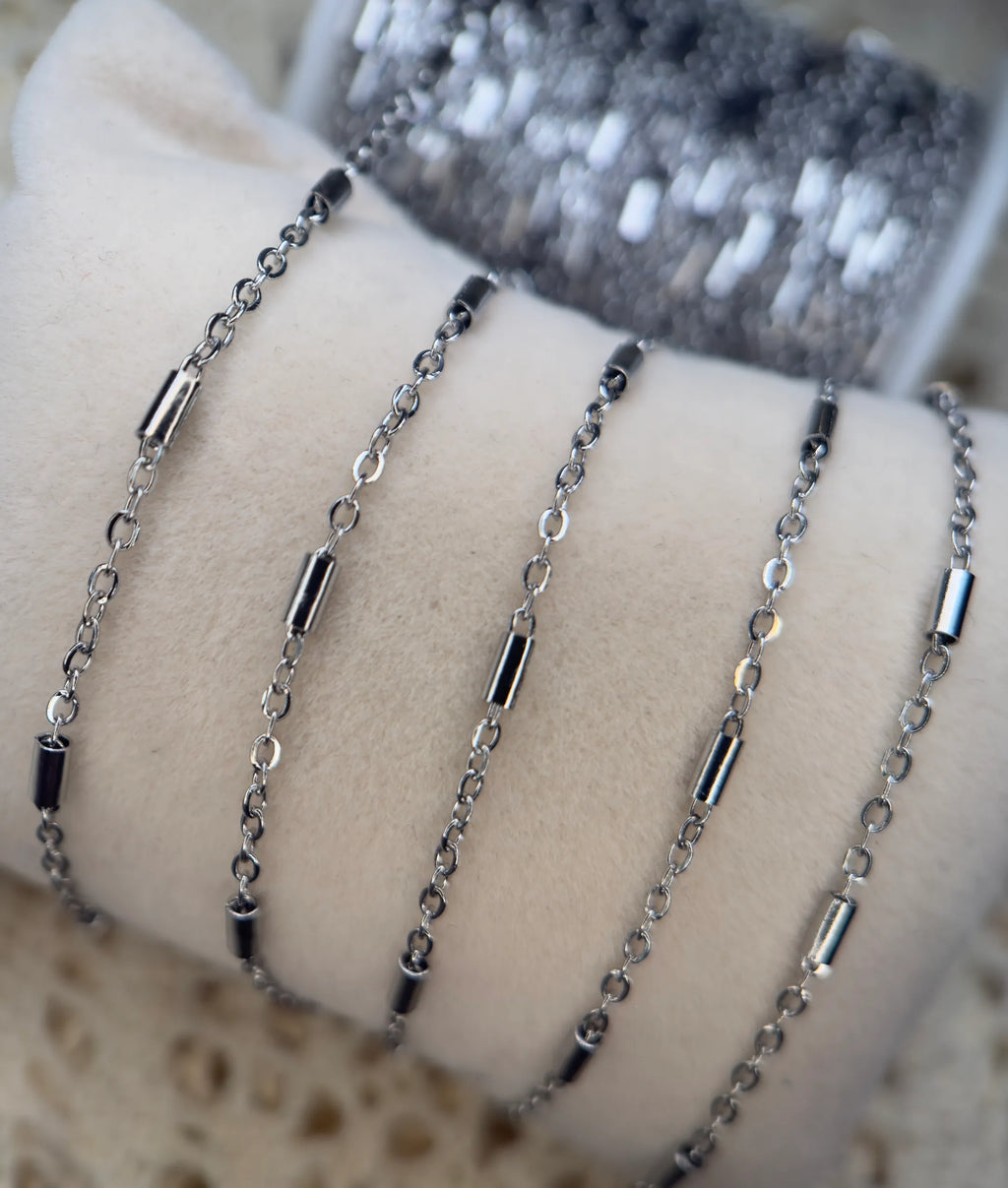 Stainless Steel Silver Skyline Chain