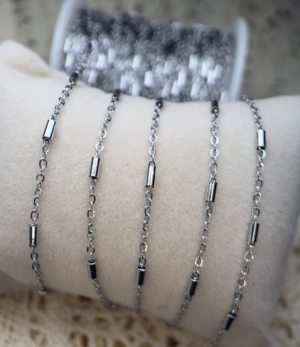 Stainless Steel Silver Skyline Chain