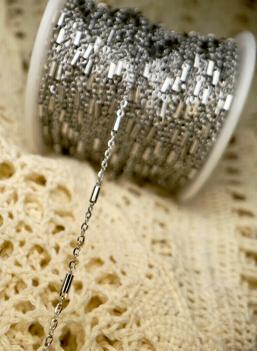 Stainless Steel Silver Skyline Chain