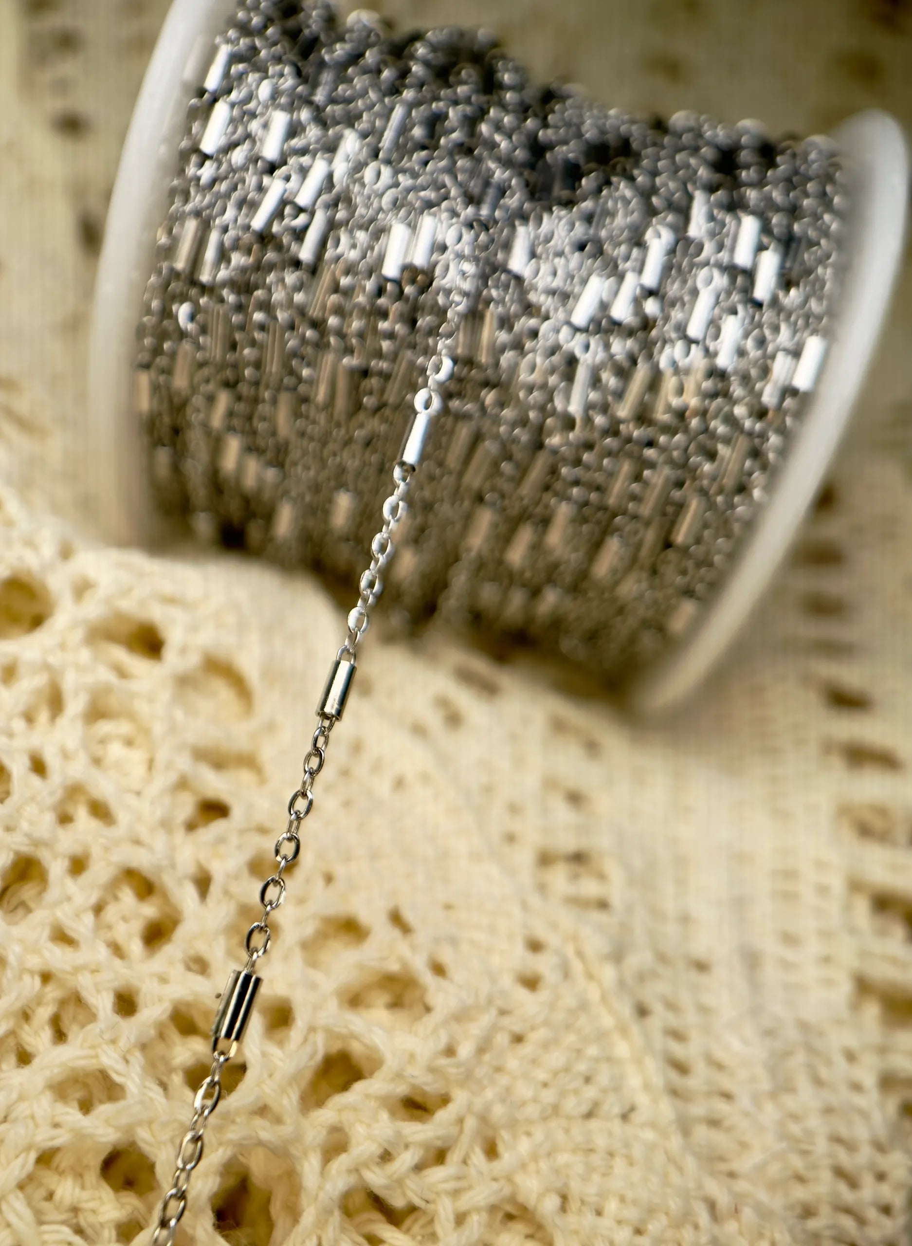 Stainless Steel Silver Skyline Chain