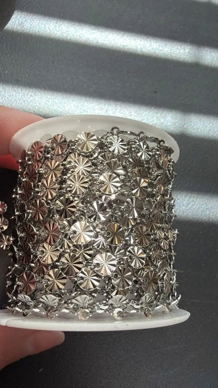Starburst Sequin | Stainless Steel Chain