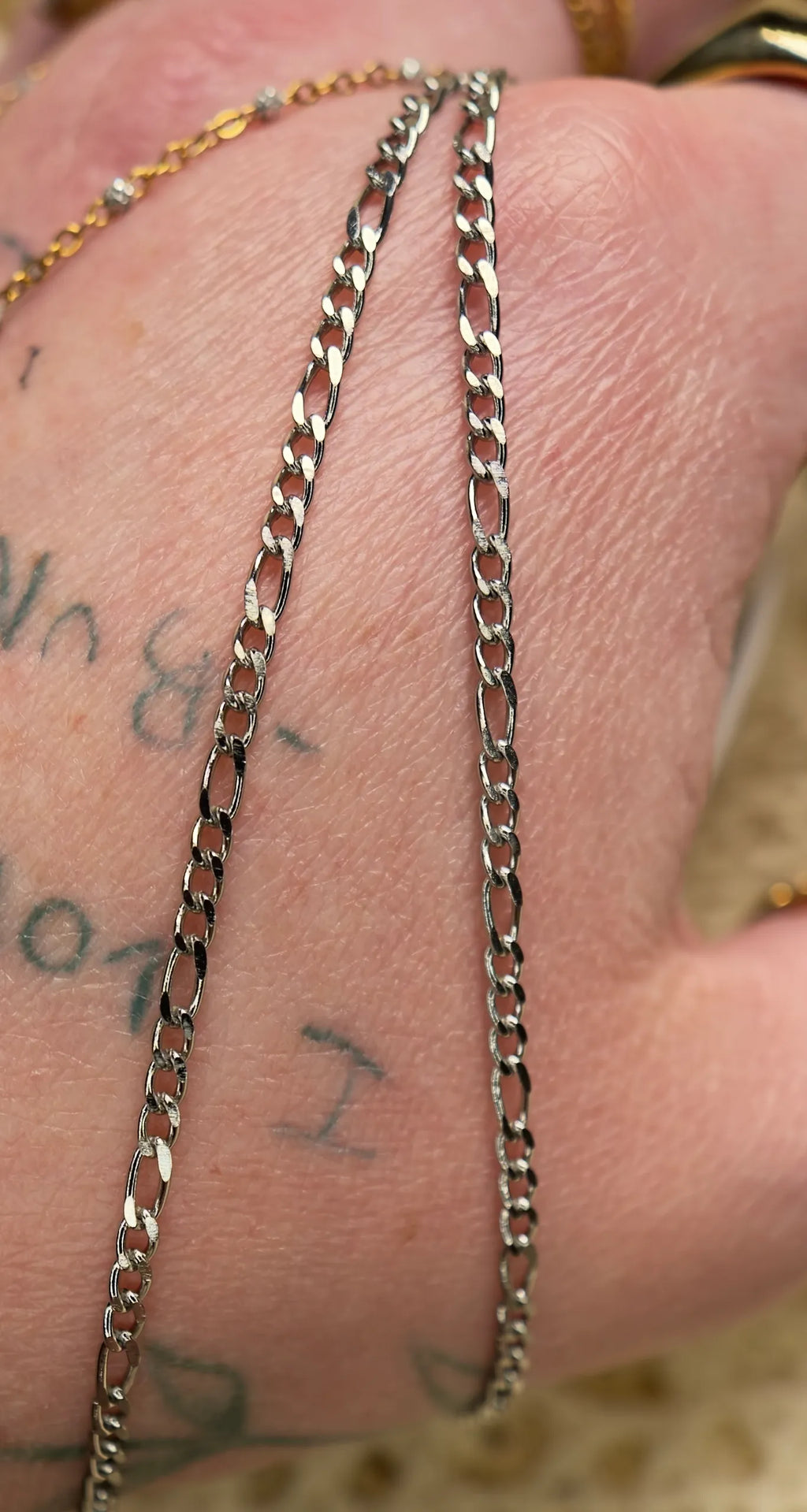 Stainless Steel Figaro Chain