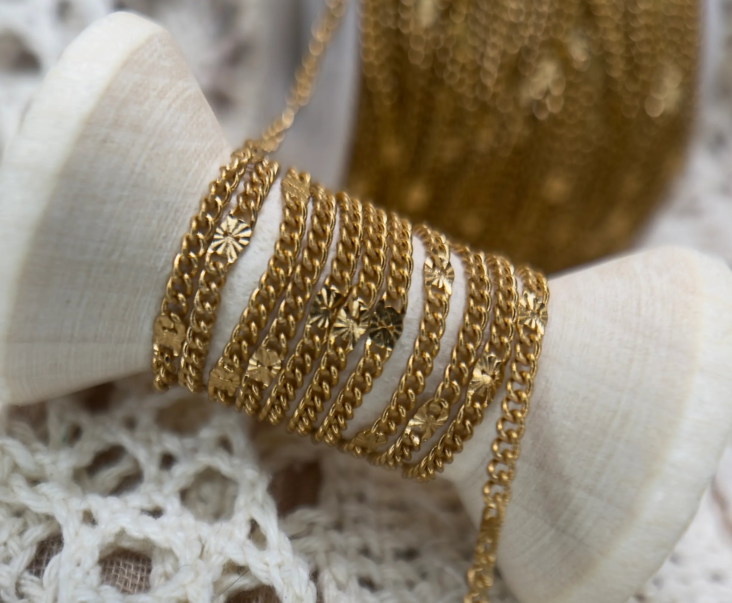 Stella Spark | 14K PVD Gold Stainless Steel Chain
