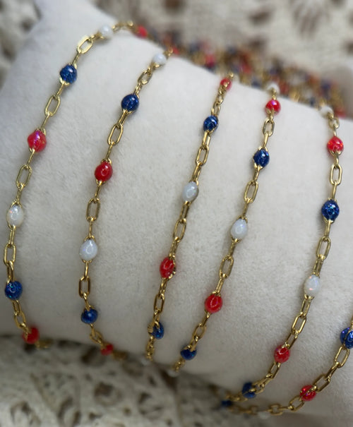 Born in the USA™ | 14k PVD Gold Paper Clip Chain
