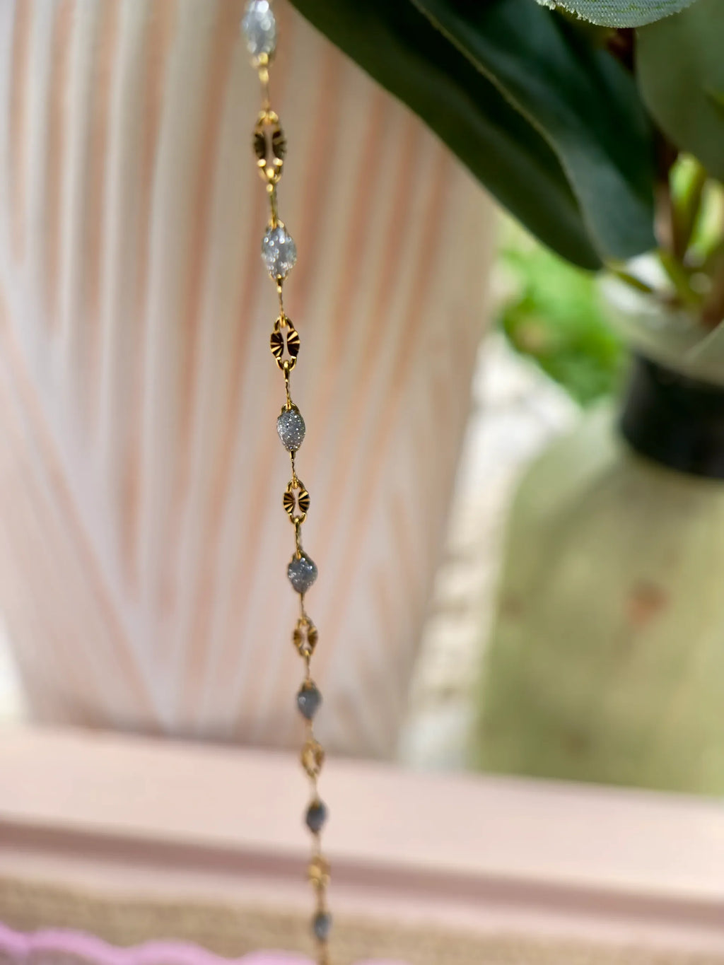 Disco Ball | 14K PVD Gold Sunburst Chain