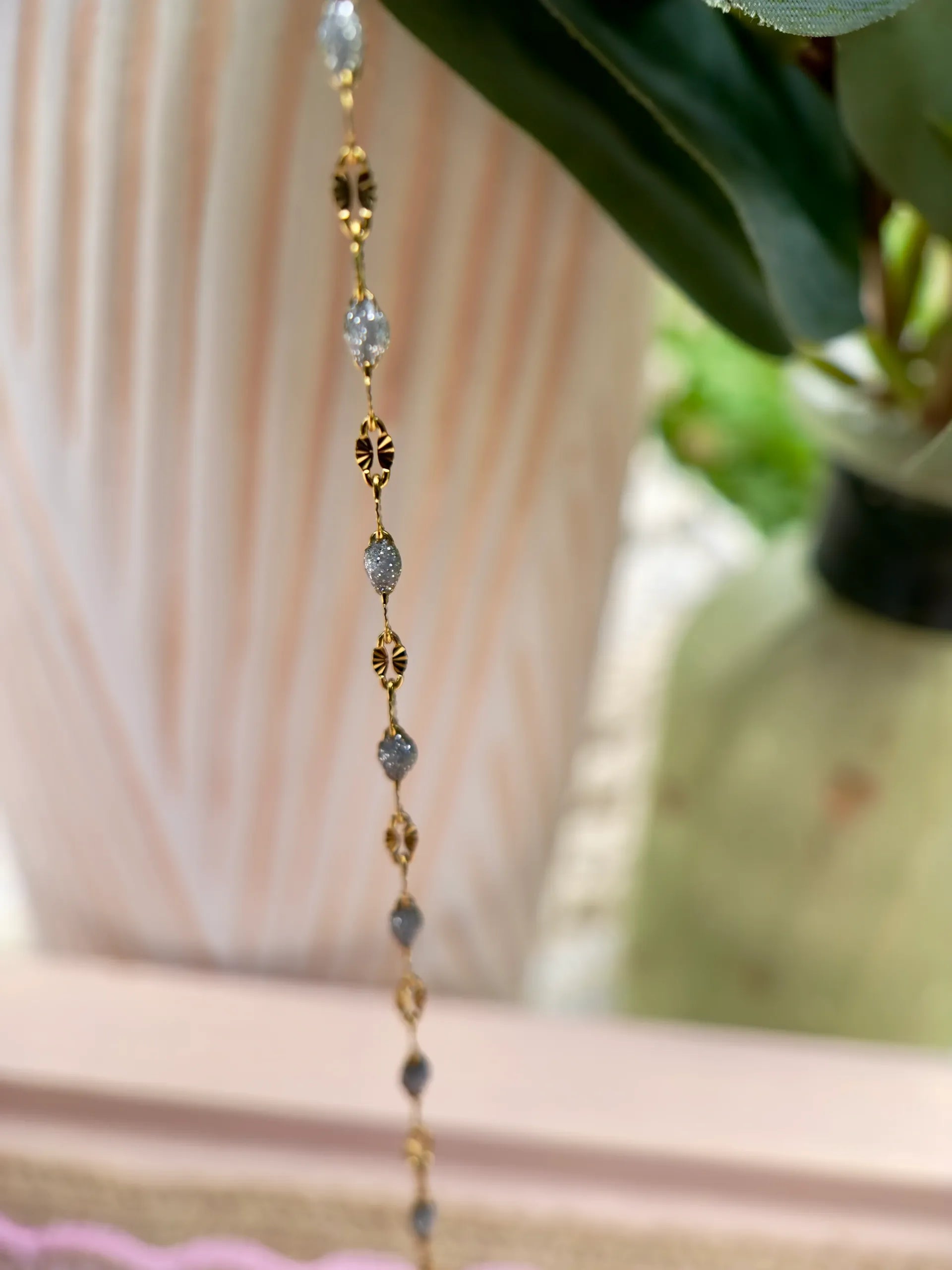 Disco Ball | 14K PVD Gold Sunburst Chain